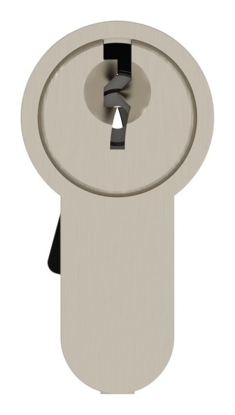 Zylinder Edelstahloptik 52 mm mit 3 Schluessel-11-3952.2