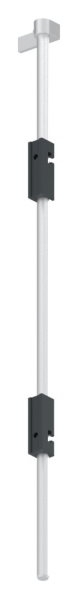 Bodenriegel XL mit zwei Befestigungen- Laenge 1000mm- zum Anschrauben- RAL 7016-88-1156712-ALU.7016