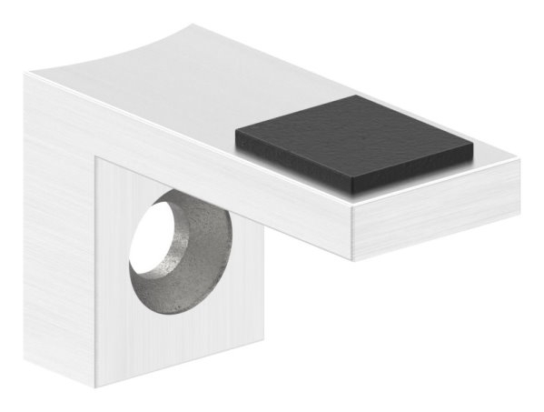 Halteboden fuer Glas Anschluss Ø 48-3 mm - Edelstahl V2A-10-5308-4-1.4