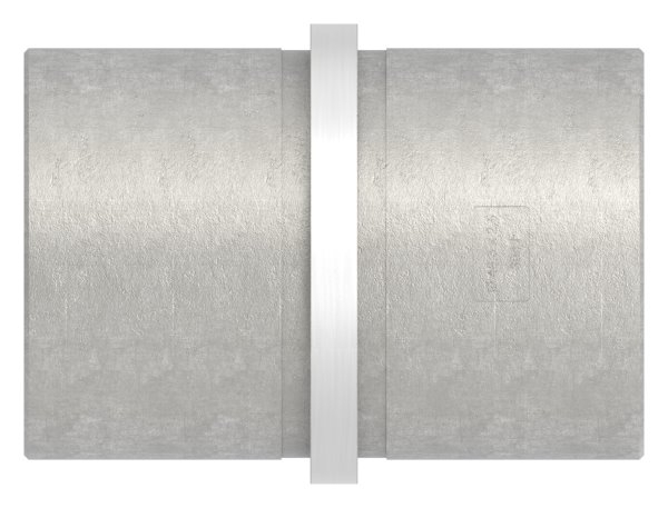 Rohrverbinder V2A fuer Rohr 48-3 x 2-5 mm- L 65 mm- mit Mittelsteg-11-3375.4