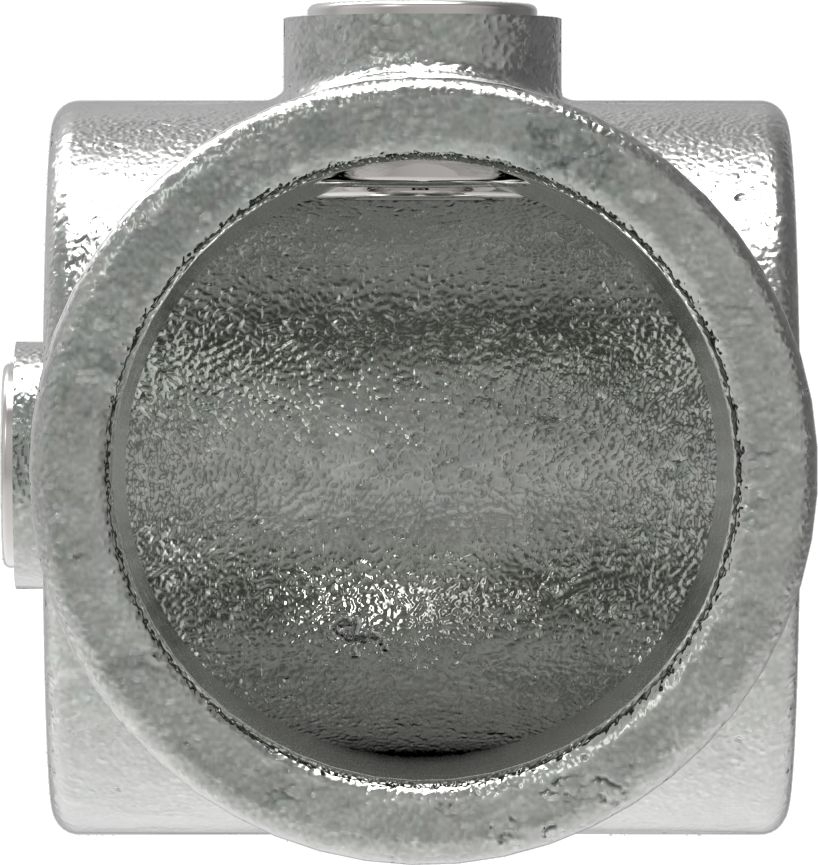 Rohrverbinder - Kreuz-T-Stueck kombiniert - 165B34 - 33-7 mm - 1- - Feuerverzinkt u. Elektrogalvanisiert-165B34