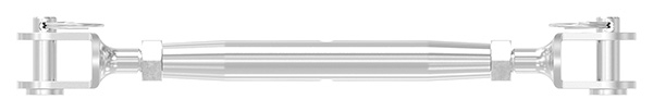 Wantenspanner - Gabel-Gabel - Gewinde M8 - V4A-11-2892.1