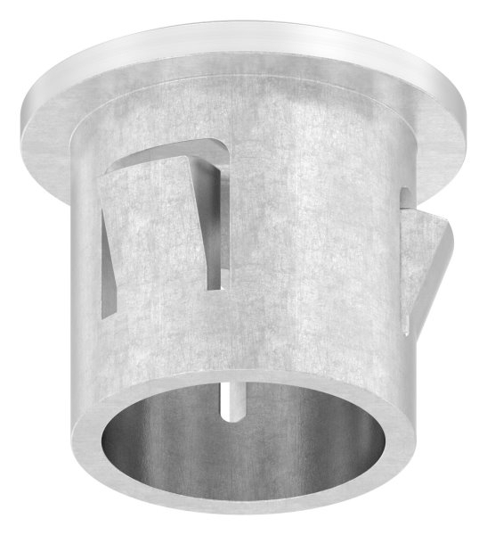 Einsteckkappe V4A Edelstahl fuer Rohr Ø 21-3 mm Wand 1-6-2-0 mm gewoelbt zum Einschlagen-11-4102.1