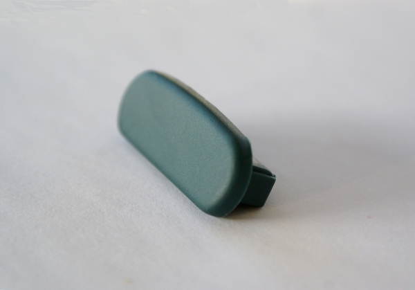Endkappe fuer Kunststoffhandlauf fuer 40 x 8mm- blaugruen-88-11EK-F408.021