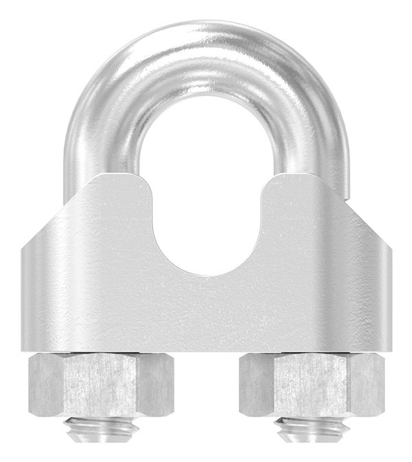 Drahtseilklemme - fuer Seil Ø- 8 mm - Gewinde- M6 - V4A-11-2913.1