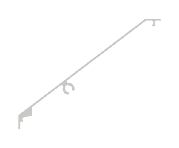 Design-Abdeckung fuer eleganza canopy- L- 1405mm- RAL7016-88-11VDE-AB-1400.7016