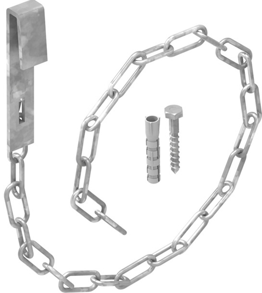 Sicherheitsketten fuer Gitterroste fuer MW 30-30 30-10 34-38 mm aus Stahl- feuerverzinkt- 1 Paar-26-S-KETTE-M.7