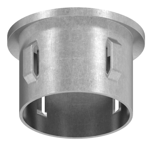 Stahlstopfen - leicht gewoelbt - fuer Ø 42-4x1-8-2-2 mm - Stah S235JR- roh-30-2902.8