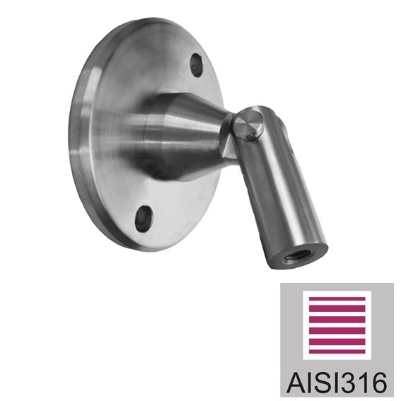 Vordachverankerung Edelstahl AISI 316 Schliff verstellbar-89-11A14120R-A.4