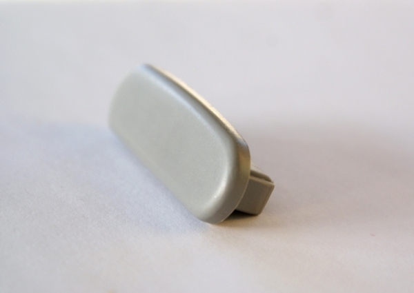 Endkappe fuer Kunststoffhandlauf fuer 40 x 8mm- verkehrsgrau-88-11EK-F408.004