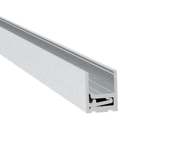 U-Profil fuer Glas Aluminium eloxiert 21 x 27 mm L=3000 mm fuer Glas 8-12 mm-89.GSALZP21X27NEDIEL