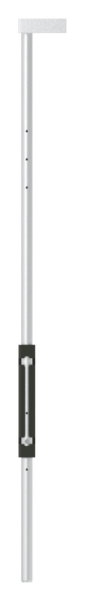 Bodenriegel XL mit Laenge 1000mm- zum Anschrauben- RAL 6009 tannengruen-88-1156711-ALU.6009