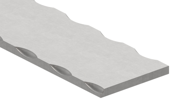 Flacheisen Stahl S235JR 50 x 5 mm L = 3000 mm Kanten gehaemmert-88-112006-50.5