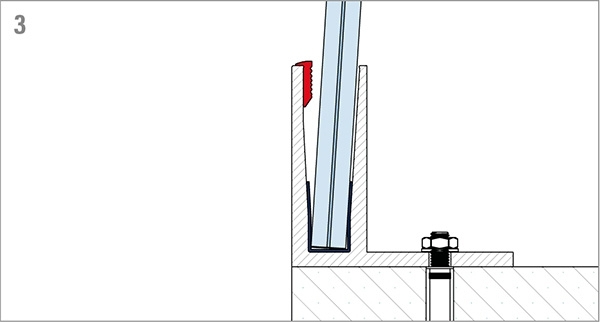 Alu-Profil - MASSIV - Laenge- 3000 mm - seitliche Montage - Aluminium-12-2208.6