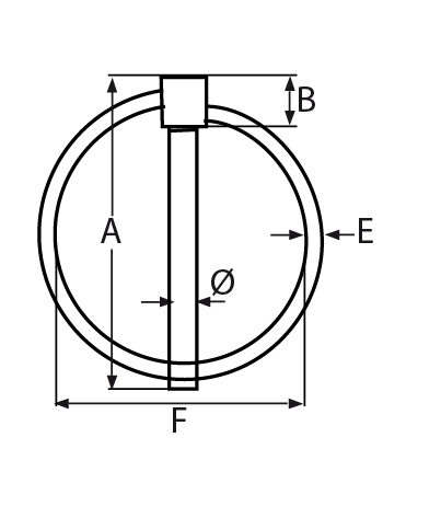 Klappsplint mit Ring Innendurchmesser- 39 – 43-4 mm V4A- Verkauf in VPE-66-64-411.814076