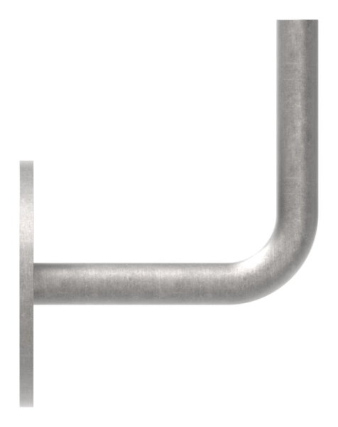 Handlauftraeger Stahl geschliffen Ronde 70x4 mm Buegel 12 mm 2 Loecher gesenkt Anschwei-30-1415.8