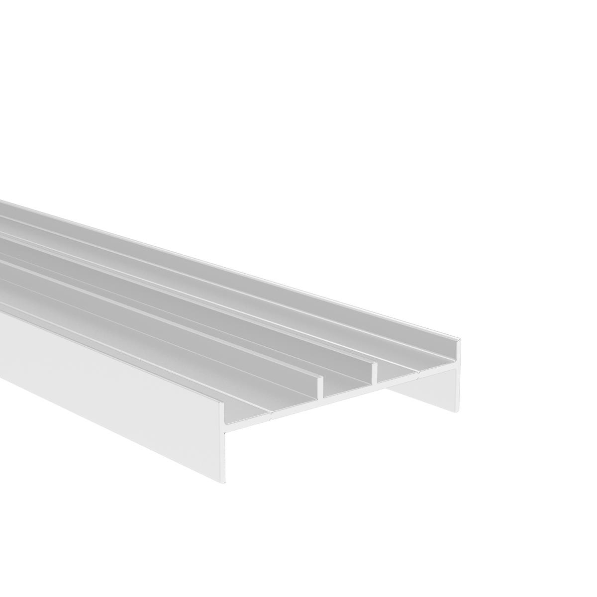 Adapter Aluminium fuer Pfosten 100x100 6000 mm Rohzustand-89-11AL94646000N-A.4