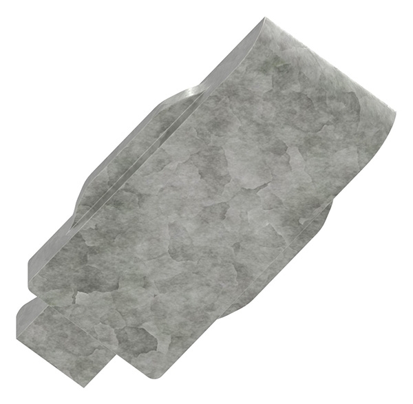 1 Sicherungsboden zu Glasklemme 55x65x37-5 mm AbZ Zink-10-3220ABZ.3