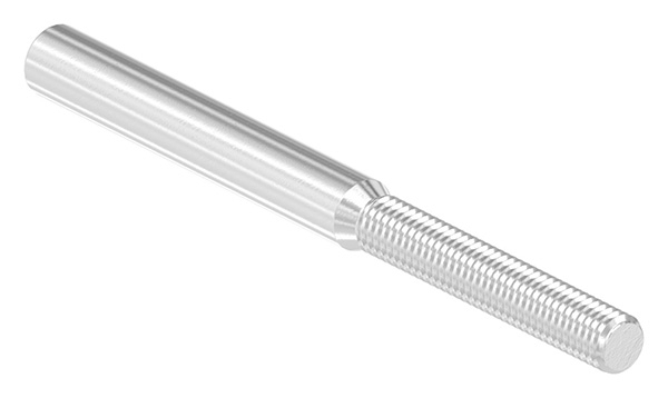Gewindeterminal mit Aussengewinde - Rechtsgewinde - Fuer Seil von Ø 3 mm -V2A-11-2960.4