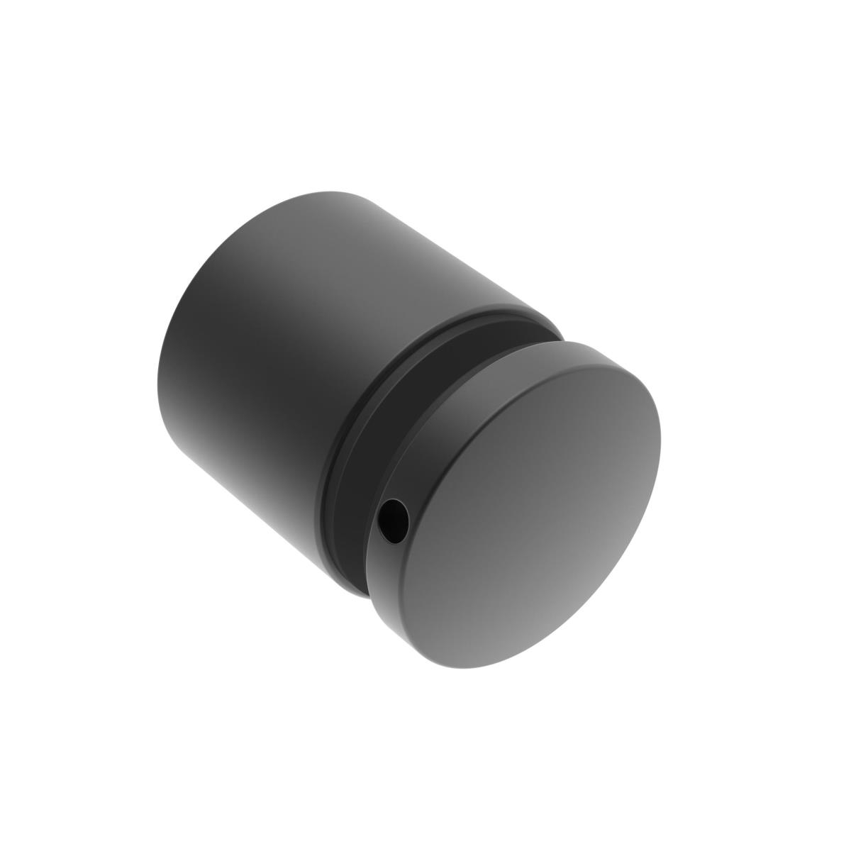 Punkthalter Glas Edelstahl AISI 304 fuer 8-17-52 mm Glas- Loch 30 mm- PVD Schwarz FLEX2-89-11APVD0747501FLEX2-A.4