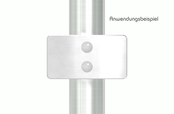 Sichtschutz Mittelglasklemme Mod- 26- in V4A-88-1126-MK.V4A