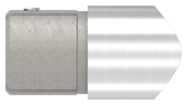Winkelverbinder V2A Ø 42-4 mm auf Ø 48-3 mm mit Klemmschraube-11-3387.4