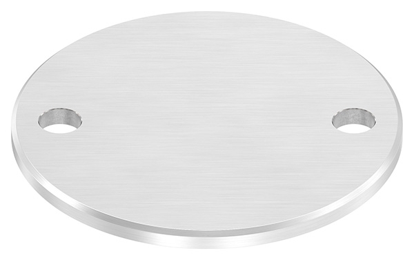 Ankerplatte Masse- 120x6 mm Laengsschliff - Fase V2A-11-2283.4