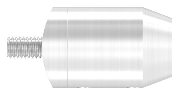 Querstabhalter V2A Edelstahl – Stirnseitige Montage mit Sackloch 12-2 mm fuer Rohr Ø 42-4 mm inkl- Schrauben-11-1642.4