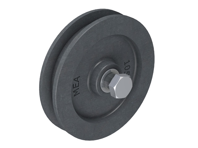Gussrolle lose Haengetor MEA Grauguss Ø 60 mm bis 60 kg 10330418-60-0007.9