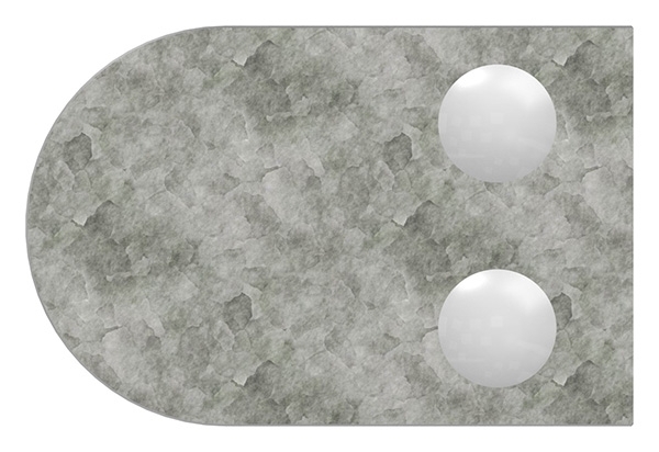 Glasklemme 63x45x28 mm AbZ fuer Anschluss Ø 42-4 mm Zink-10-2242ABZ.3