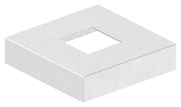 Abdeckrosette 109x109x25 mm fuer Vierkantrohr 40x40 mm V4A-11-2532.1