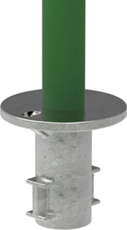 Rohrverbinder - Bodenhuelse - 134 - 33-7 mm - 48-3 mm - 1- - 1 1-2- - Feuerverzinkt u. Elektrogalvanisiert-134