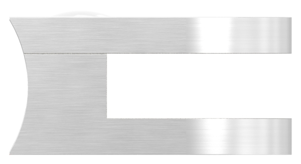 Glasklemme 50x40x26 mm AbZ fuer Anschluss Ø 60-3 mm V4A-10-2160.1