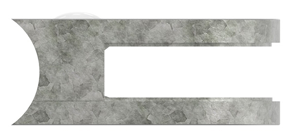 Glasklemme 63x45x28 mm AbZ fuer Anschluss Ø 33-7 mm Zink-10-2233ABZ.3