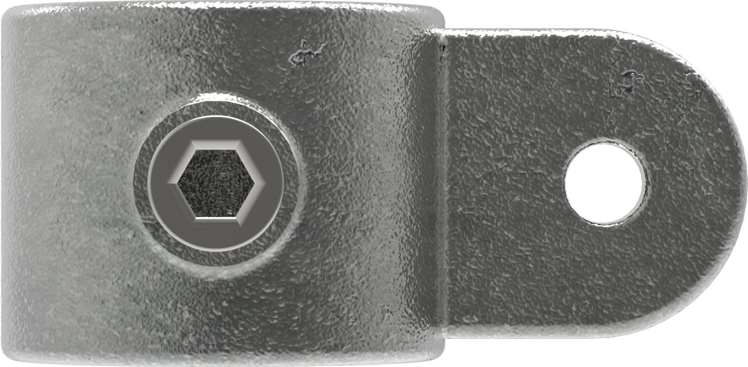 Rohrverbinder - Gelenkauge einfach - 173MC42 - 42-4 mm - 1 1-4- - Feuerverzinkt u. Elektrogalvanisiert-173MC42