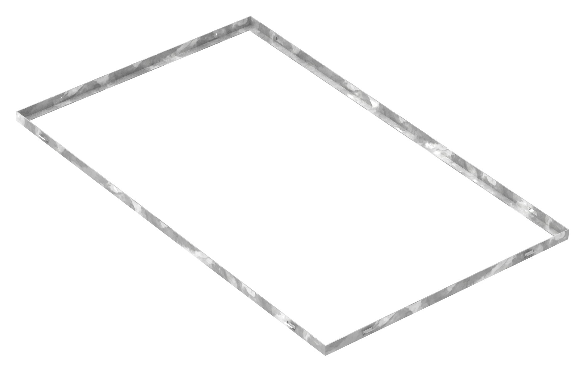 Zarge - Masse- 600x1000x23 mm - fuer Rosthoehe 20 mm - aus S235JR -St37-2- bandverzinkt-23-6010020.7