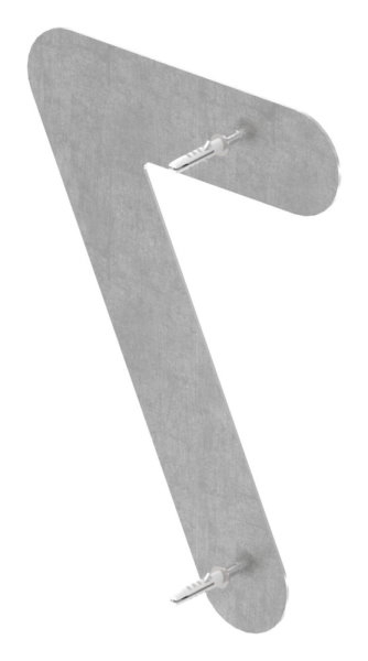 Hausnummer 7 - gross - Masse- 200 mm x 300 mm - V2A-11-8071.4