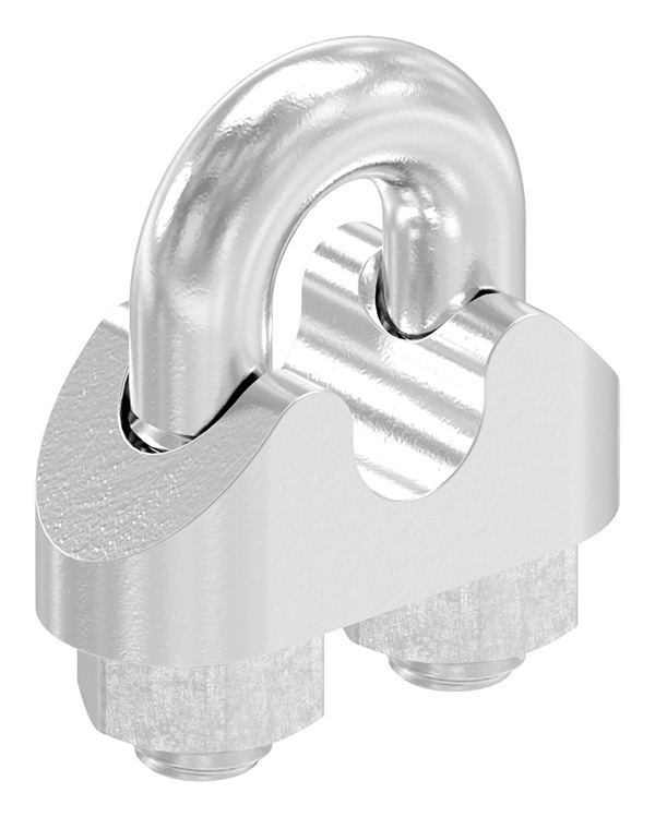Drahtseilklemme - fuer Seil Ø- 5 mm - Gewinde- M5 - V4A-11-2911.1