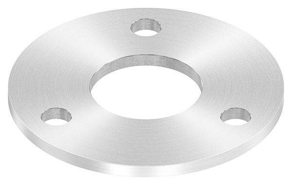 Ankerplatte Masse- 120x6 mm Rundschliff und Mittelbohrung V2A-11-2267R.4