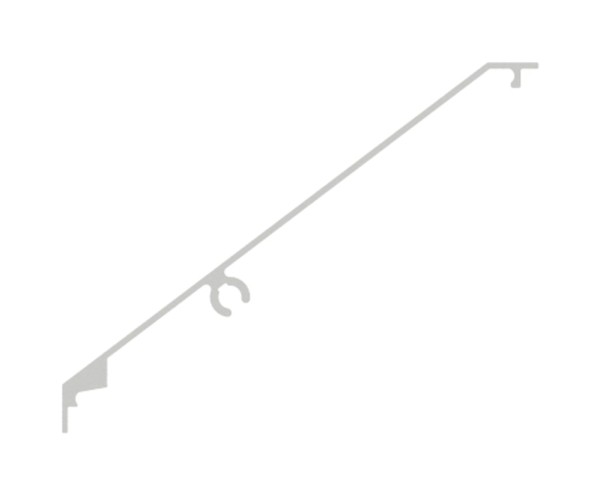 Design-Abdeckung fuer eleganza canopy- L- 2405mm- RAL 7016-88-11VDE-AB-2400.7016