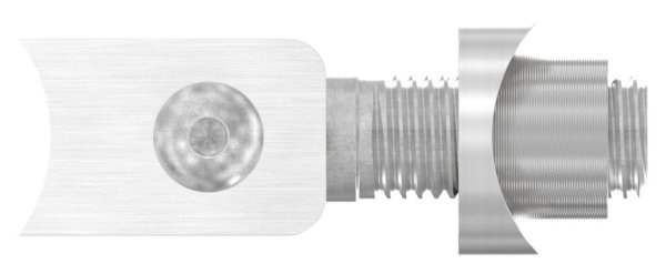 Torband Edelstahl V2A M16 fuer Rohr Ø 42-4 mm mit Gewindehuelse-88-11120-M16-VA.42