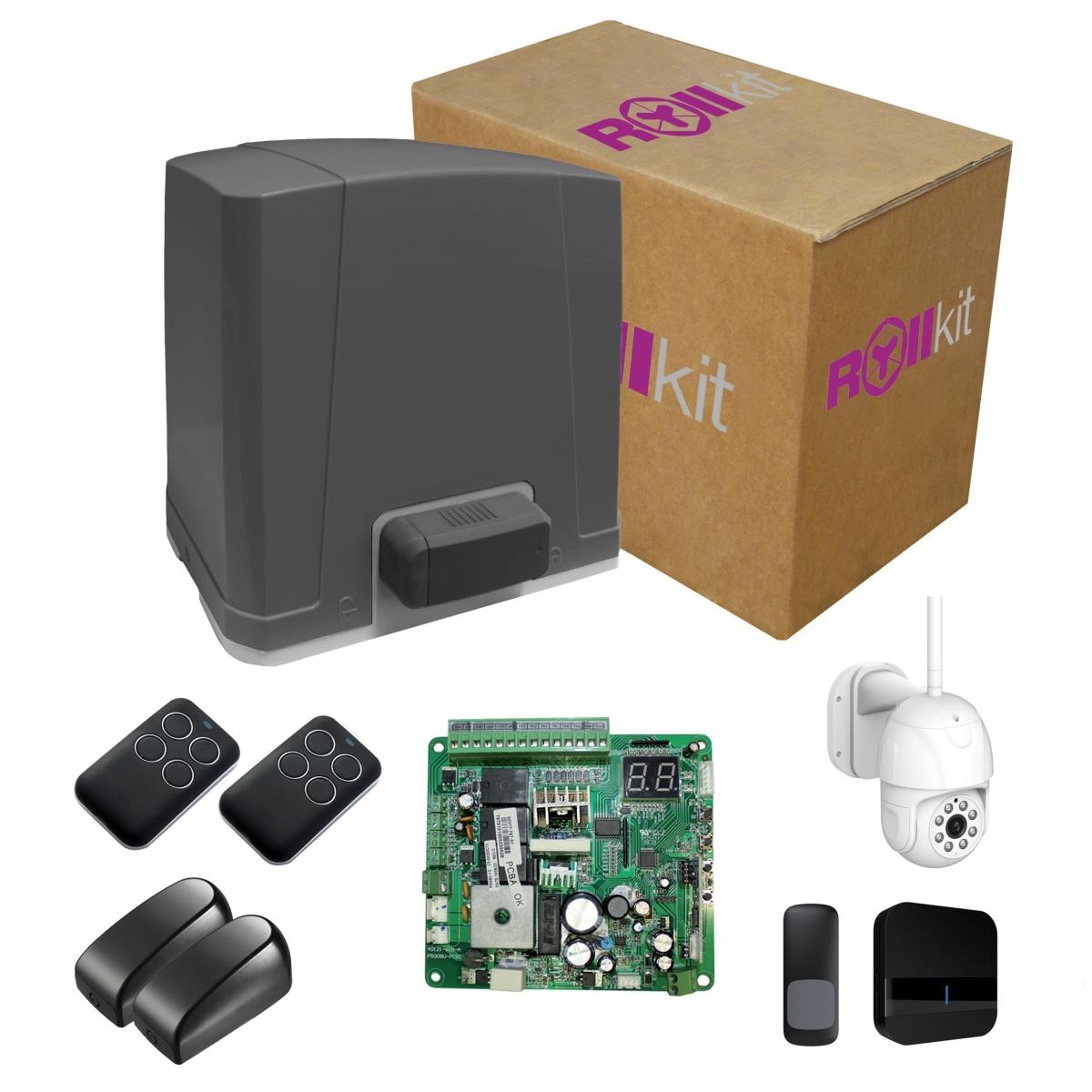 Schiebetorantrieb Set bis 800 kg mit WiFi und Sicherheitskamera-89.DRIFT80SECURITYZKIT