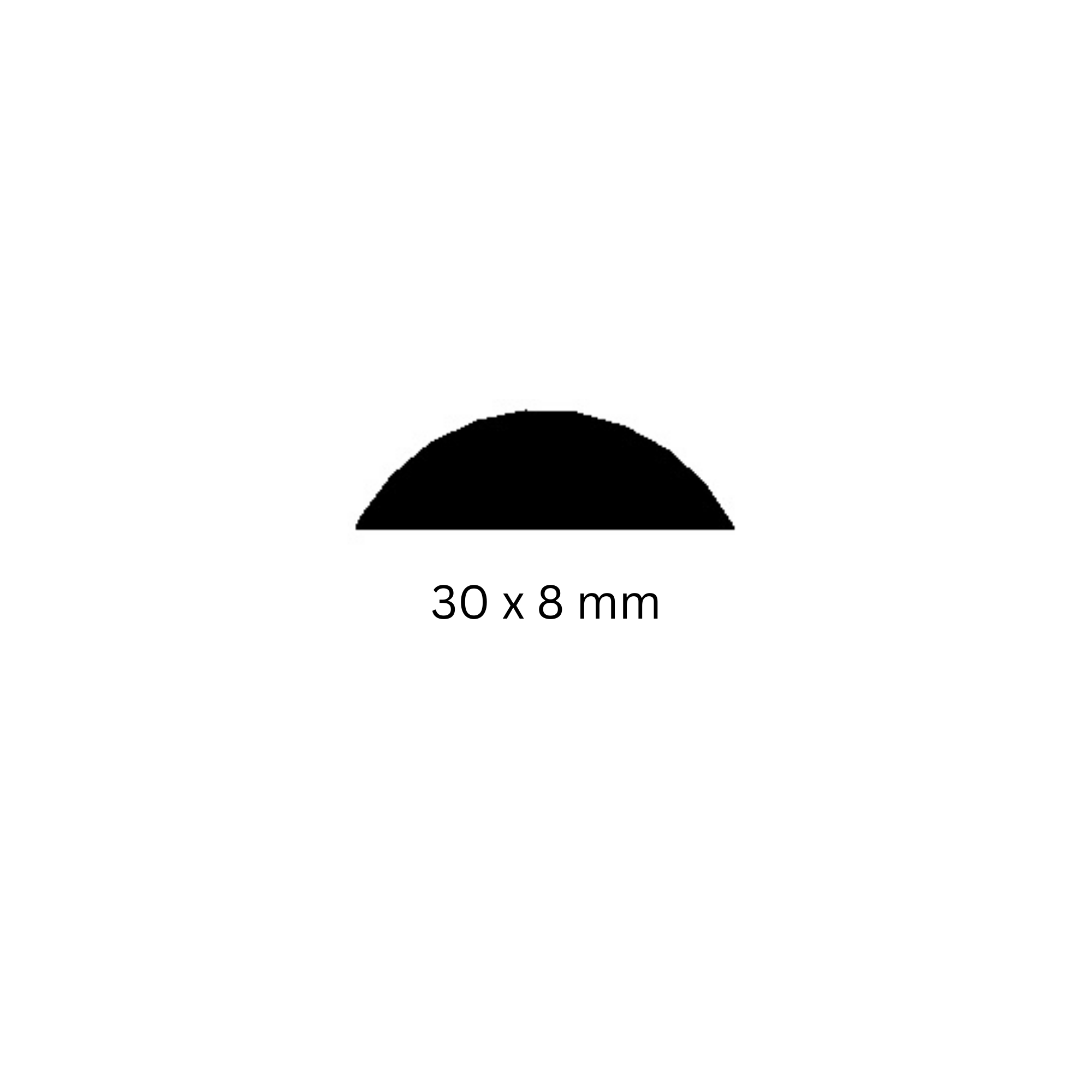 Bundmaterial - Material- 30x8 mm - Laenge- 3000 mm - Stahl S235JR- roh-30-1691.8