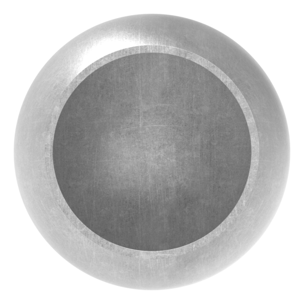 Abschlusskugel Ø 60 mm - fuer Ø 42-4 mm - Stahl S235JR- roh-30-2805.8