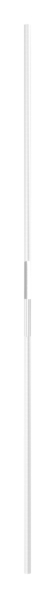 Zierstab Edelstahl V2A Ø 12 mm L = 1000 mm mit Quadrat geschliffen Korn 240-88-1156149.240