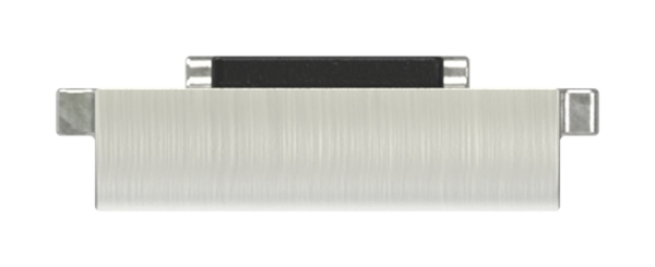 1 Sicherungsboden zu Glasklemme 63x45x30 mm AbZ Edelstahleffekt-10-2414.2