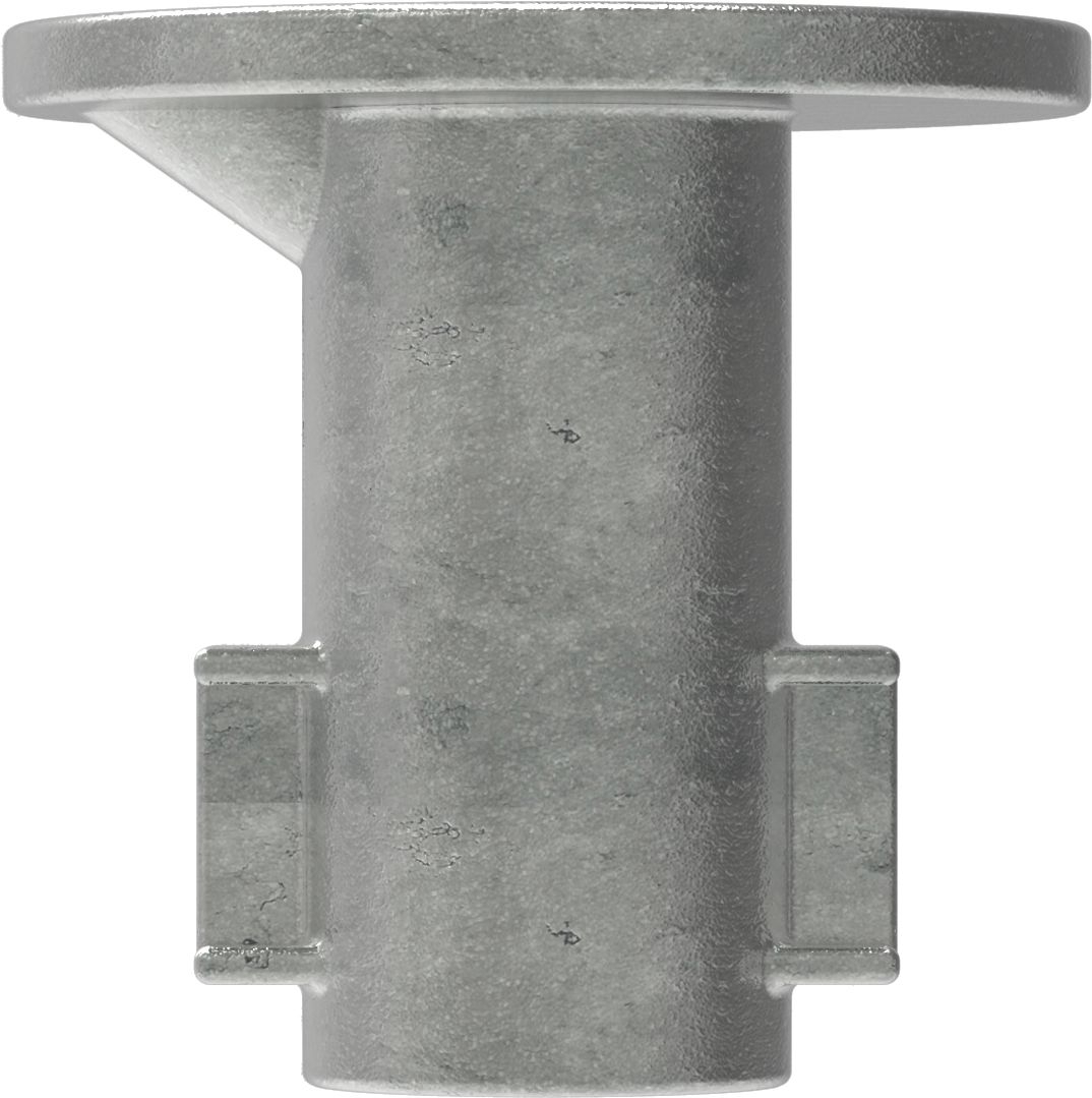 Rohrverbinder Bodenhuelse Ø 42-4 mm -1 1-4- - Temperguss verzinkt - 134C42-134C42