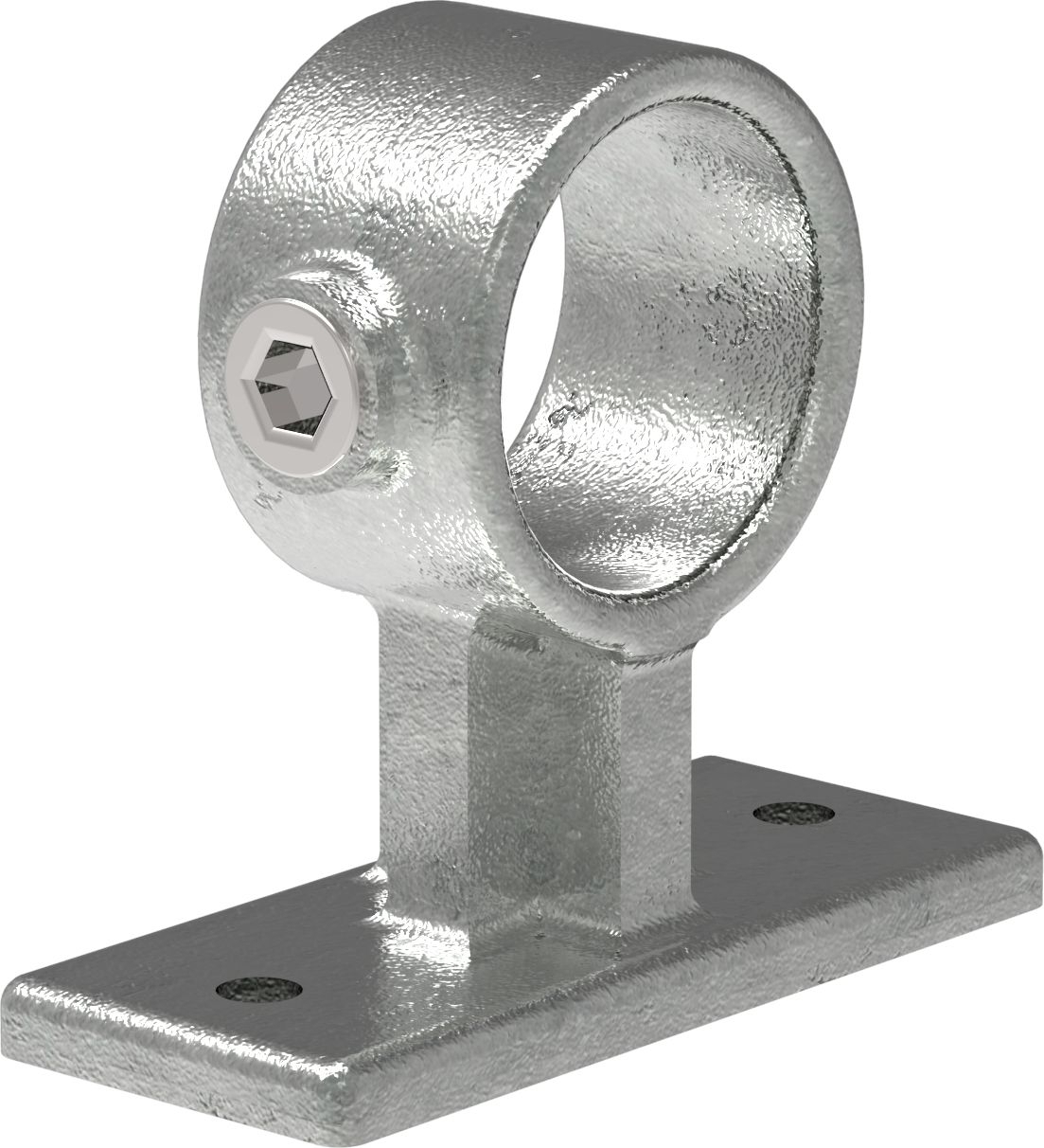 Rohrverbinder - Handlaufhalterung Befestigungsschraube 90° - 143W - 26-9 mm - 48-3 mm - 3-4- - 1 1-2- - Feuerverzinkt u. Elektrogalvanisiert-143W