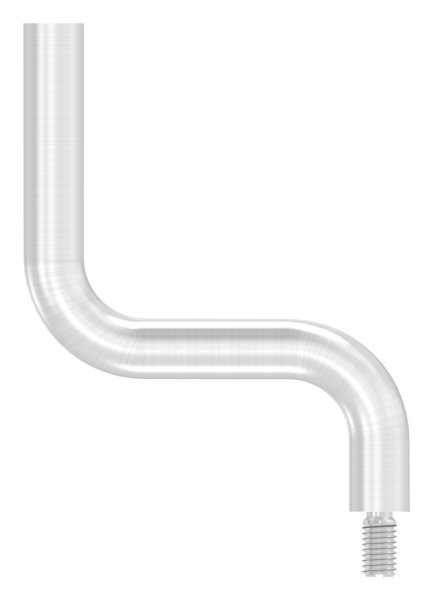 Edelstahl Buegel Ø 14 mm gebogen - mit M8 Aussen- - M6 Innengewinde -V2A-11-2351.4