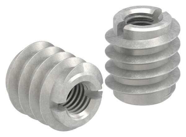 Rampa-Muffe Edelstahl V2A M8x18 mm Typ B fuer Vorbohrung 14-0-14-5 mm-88-1158369-240.8